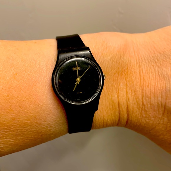 Swatch with gold hands - vintage original, early, rare main image 3